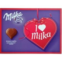 I love Milka hasselnøttkrem praliner 110 g