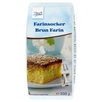Dansukker brun farin sukker 500 g