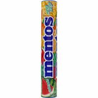 Mentos vannmelon mango appelsin Jumbo Roll 8-pakning 296 g